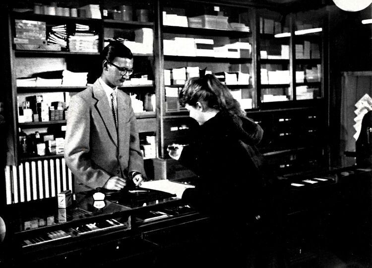 1961: ein Werbespot fürs Kino mit Rolf Möller
