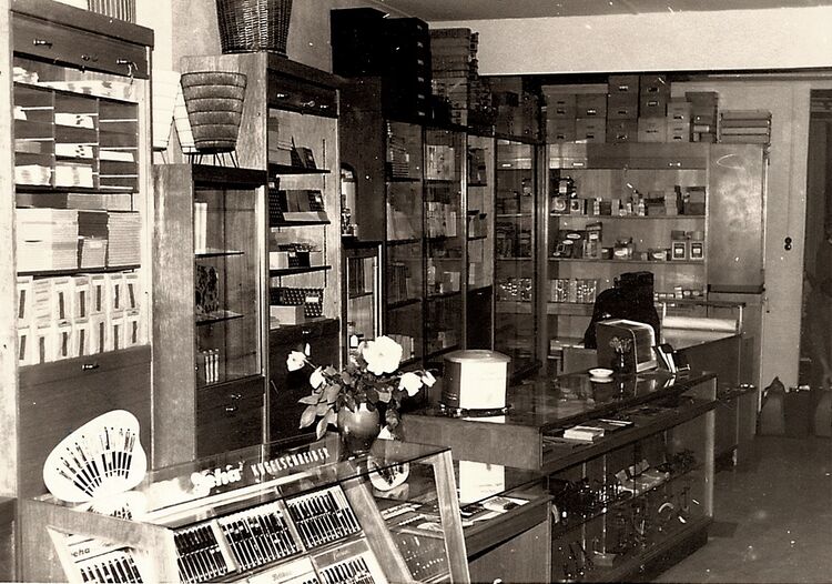 Ladengeschäft Wilhelmsstraße in den 60iger Jahren